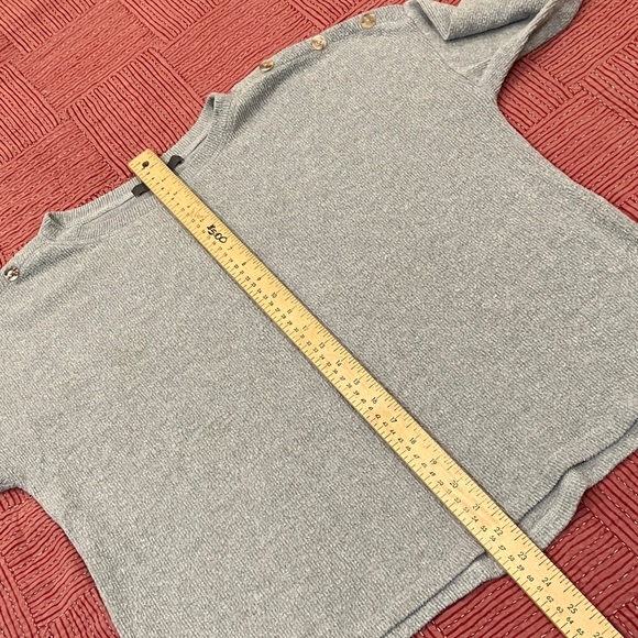 COIN 1804 ladies plus size 1x sweater / top charcoal grey - Picture 6 of 12